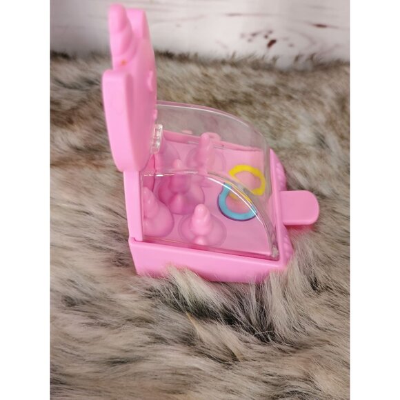 Gabby's Dollhouse Kitty Narwhal's Carnival Room Unicorn Mini Ring Toss Game Toy - Picture 3 of 6
